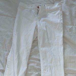 Abercrombie Kids white supper skinny jeans